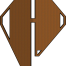 FerrCa Art of Steel | Triangular Wings made of corten steel