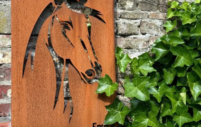 Paardenhoofd – Wandkunst in cortenstaal