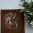 Hondenhoofd in cortenstaal – decoratieve metalen wandkunst